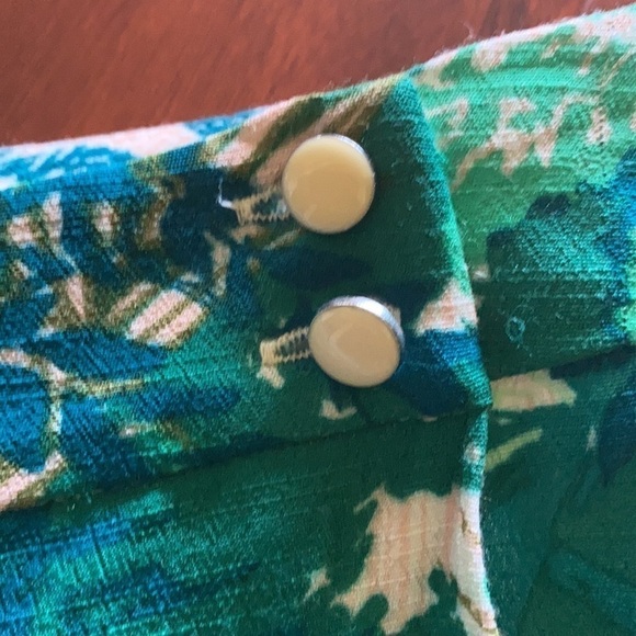 Anthropologie Elevenses green Kadu shorts skort - Picture 6 of 9